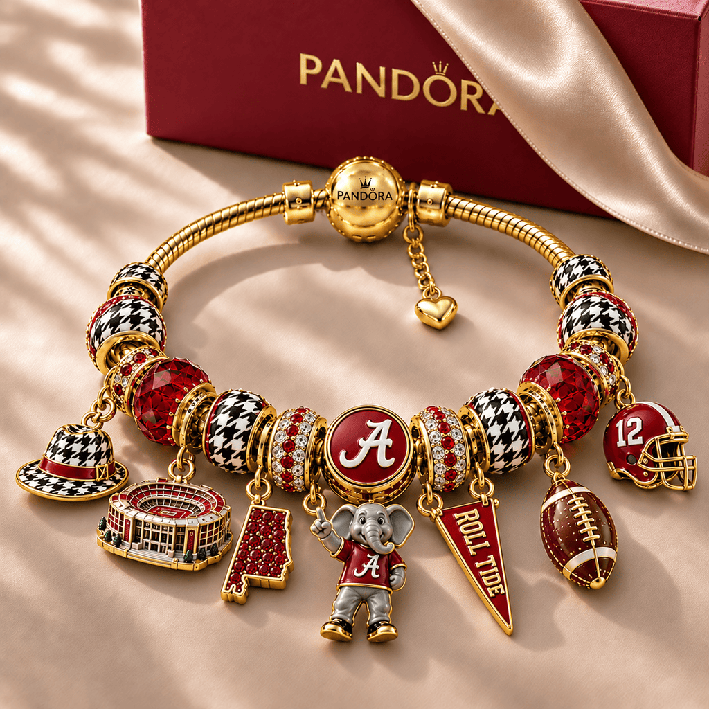 ACT Gold Charm Bracelet Set NHVH