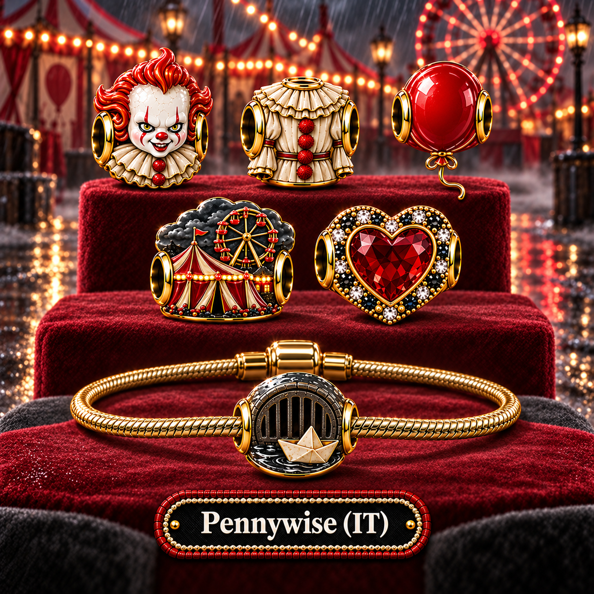 PNW Gold Charm Set PNPA