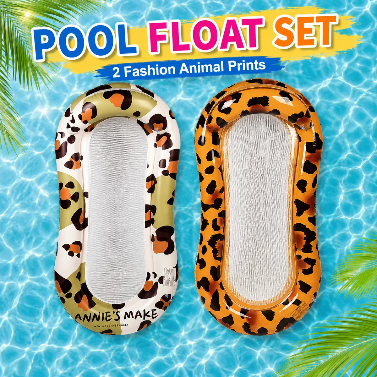 1PC Green Leaf Inflatable Pool Floats, Adult Swimming Pool Mattress Floating Bed, Summer Beach Water Raft Pool Party