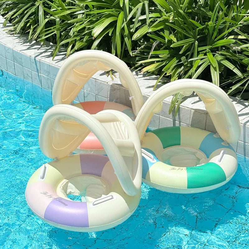 1pc Outdoor Sport Inflatable Swimming Ring PVC Swim Circle Pool Float Seat